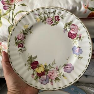 Royal Albert Flower of the Month Plate 8” New